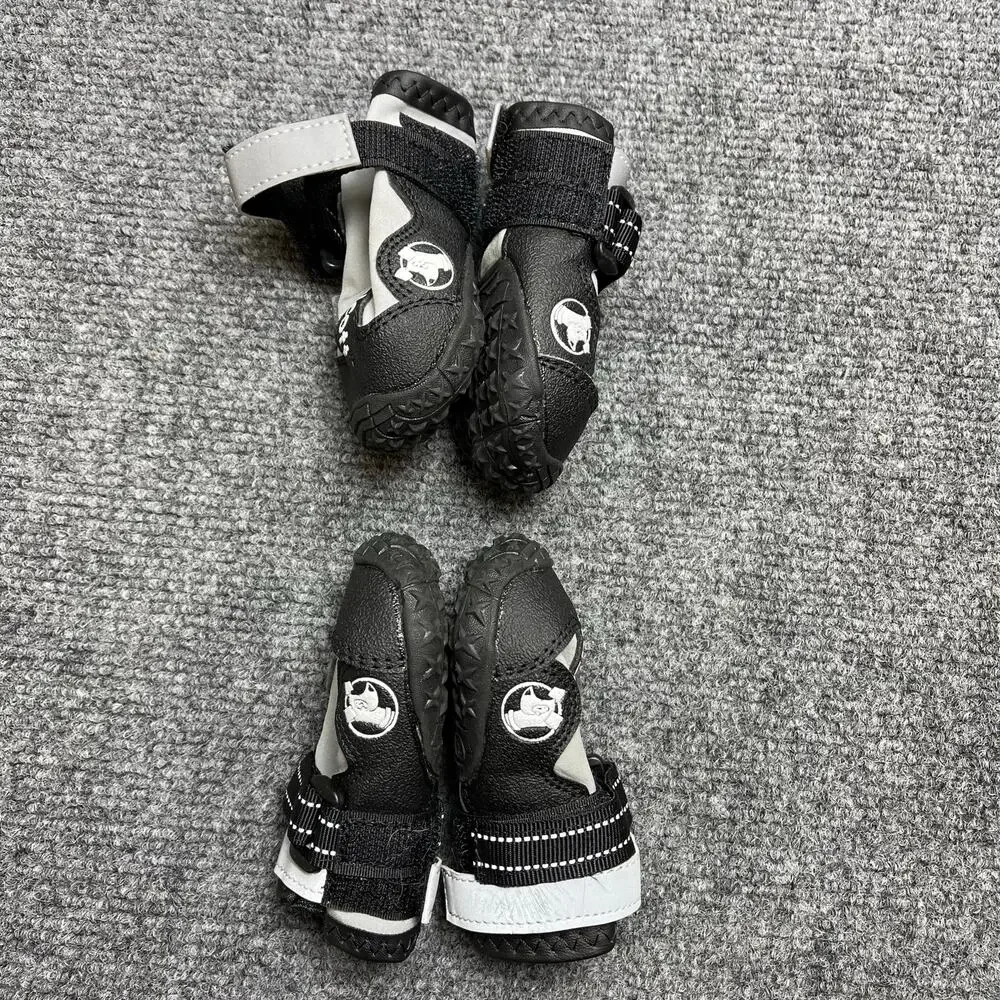 ALCOTT Black and Gray Dog Adventure Boots XS